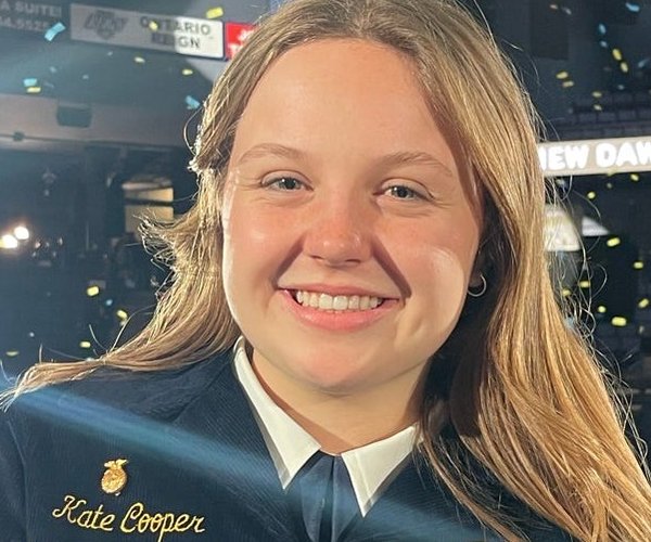 Hughson High FFA state officer