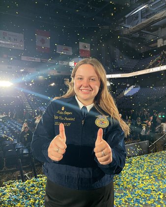 Hughson High FFA state officer