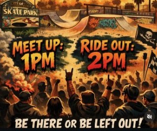 street takeover flyer