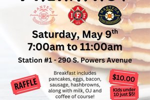 fire breakfast flyer