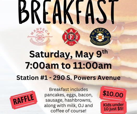 fire breakfast flyer