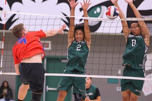 East Union-Manteca boys volleyball