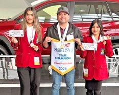 CVHS seniors Khushi Kang and Leilah Zuniga