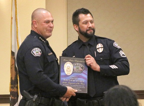 Matt Vierra police award