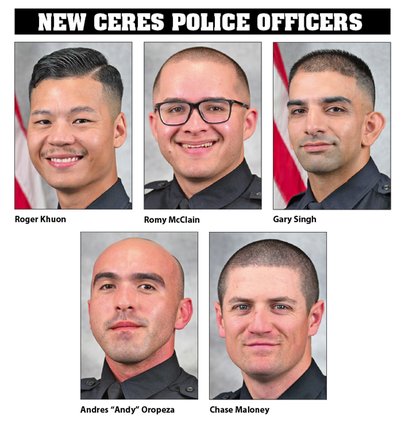 Ceres Police new officers April 2026