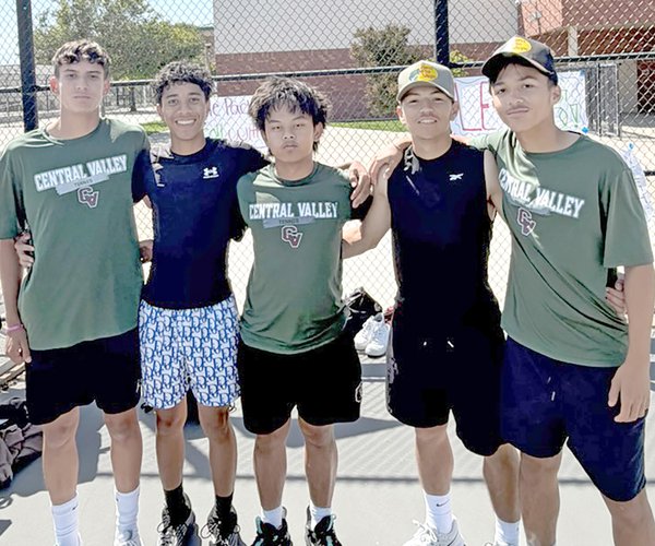 Silas Rodriguez, Alex Aguilar, Jaylan Tagadaya, Osvaldo Cisneros and Avori Ortega