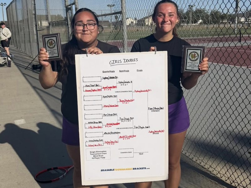 Shayla Zamora and Piper Northcutt Denair Tennis