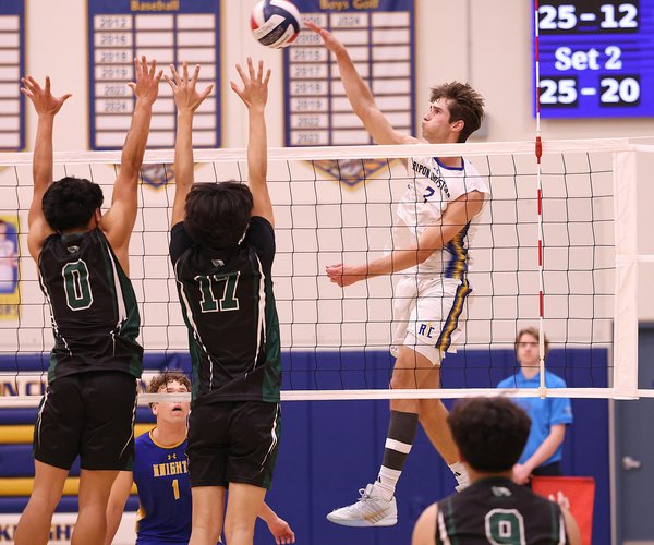 McNair-Ripon Christian boys volleyball