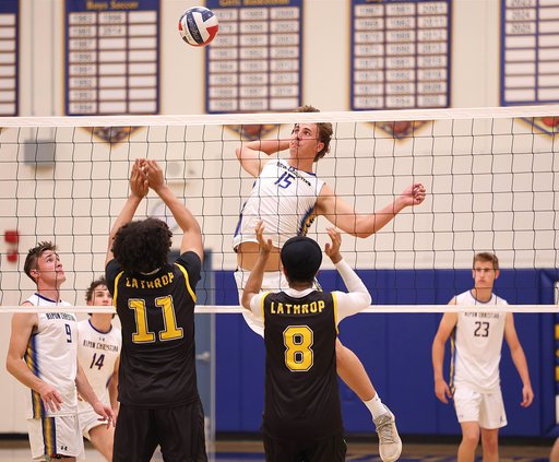 Lathrop-Ripon Christian boys volleyball