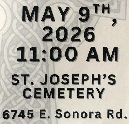 Memorial flyer