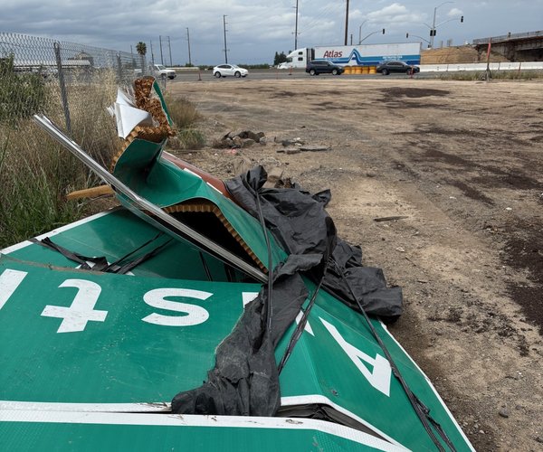 Austin road sign work