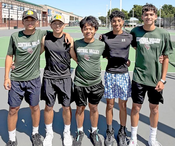 Avori Ortega, Osvaldo Cisneros, Jaylan Tagadaya, Alex Aguilar and Silas Rodriguez
