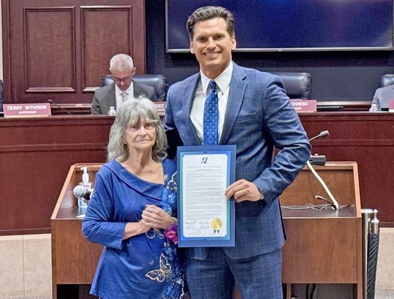 Shirley Rogers and Channce Condit