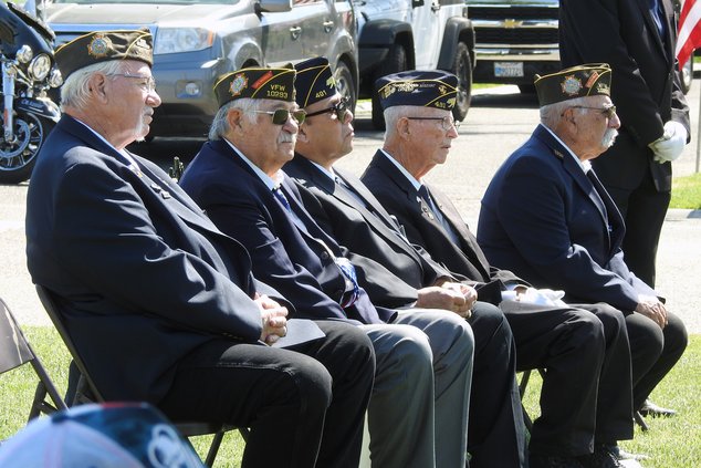Vets color guard