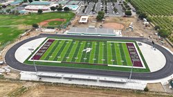 CVHS track by drone