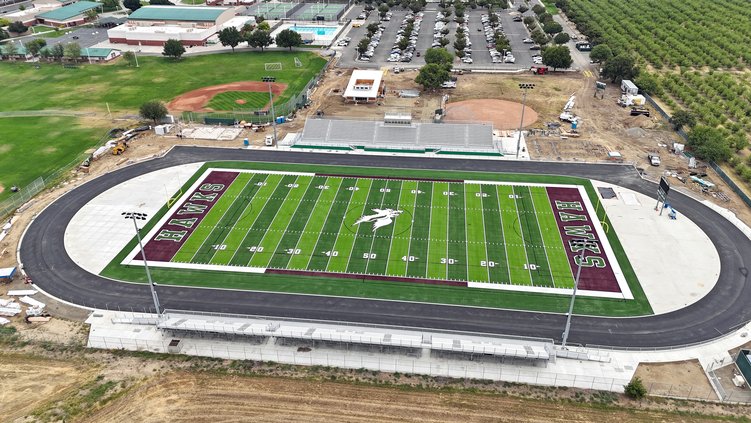 CVHS track by drone