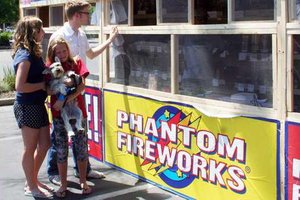 fireworks booth