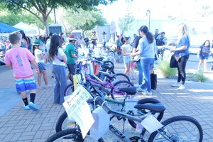 Bikes row