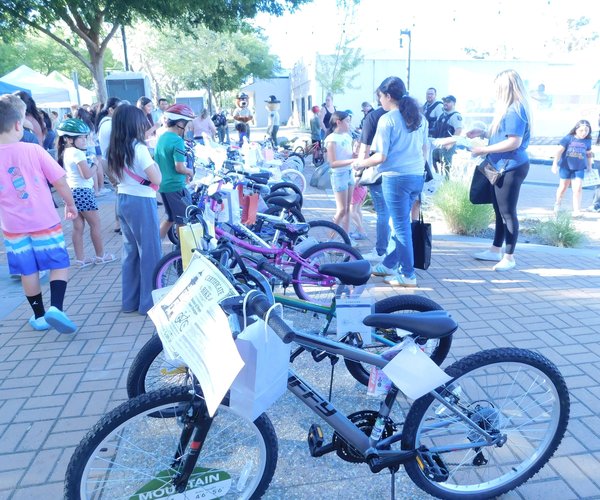 Bikes row