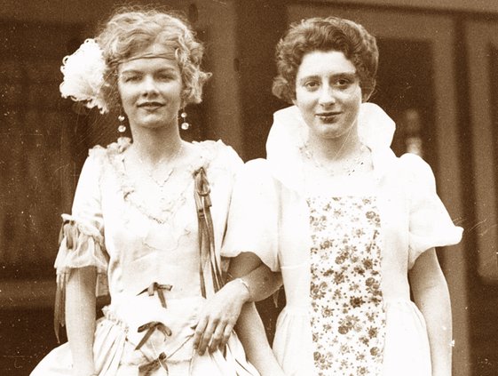 Betty Baker and Wanda Hosmer