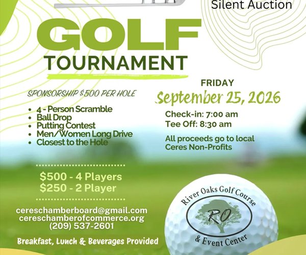 Ceres golf tourney flyer
