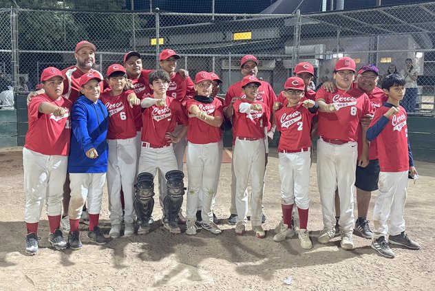 Ceres Reds 13-and-under baseball