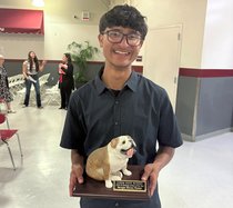 Sergio Torres Male Bulldog Athlete of the Year