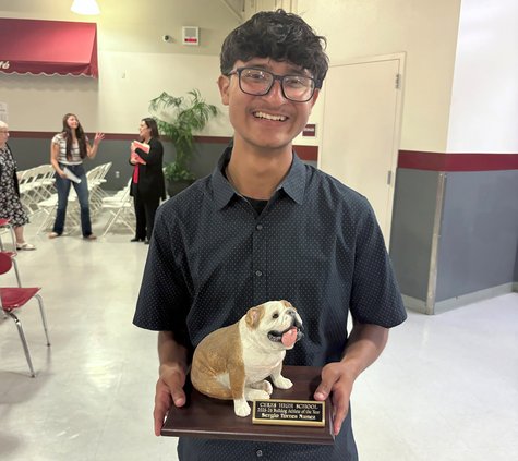 Sergio Torres Male Bulldog Athlete of the Year