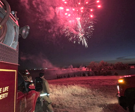 Woodward fireworks