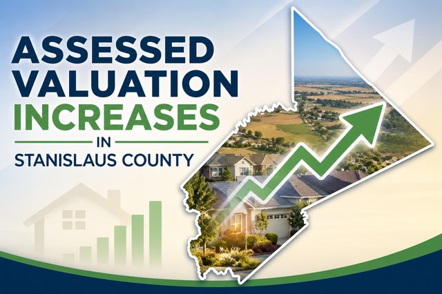 Assessed valuation of properties in Stanislaus County rises by 4.88%