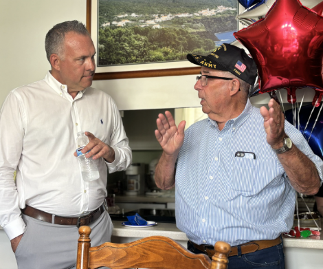 gray presents purple heart