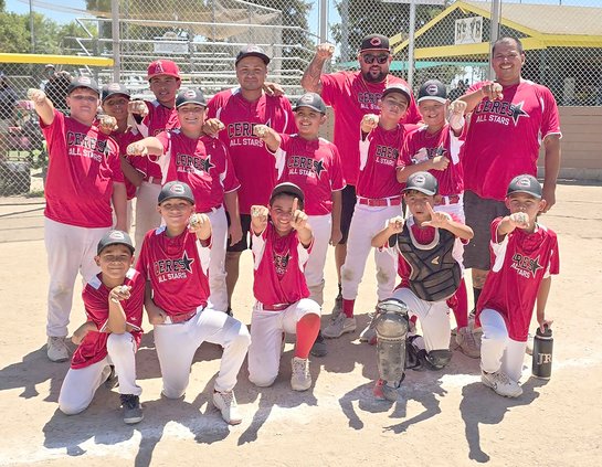 Ceres 10-and-under All-Star baseball team JUly 2026