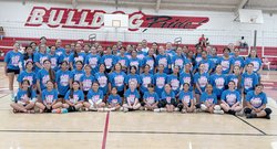 Lady Sharx Volleyball Club held a summer camp
