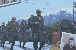 korean war mural