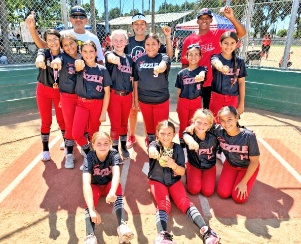 Ceres Sizzle 10s place first at Ceres Blast-Off Tournament