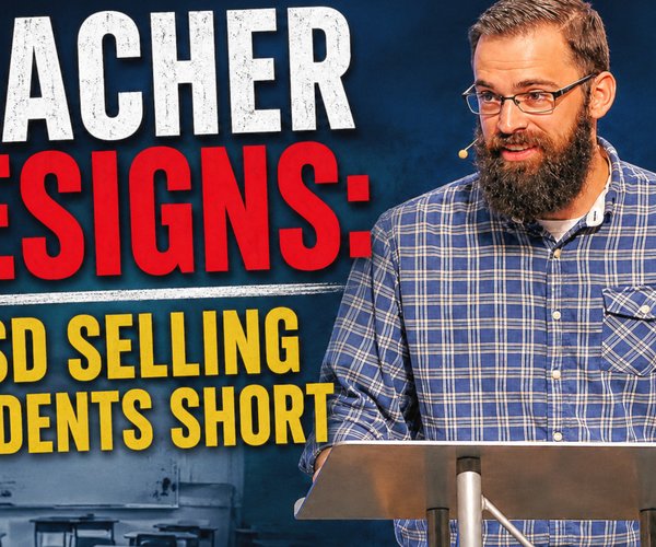 Teacher resigns