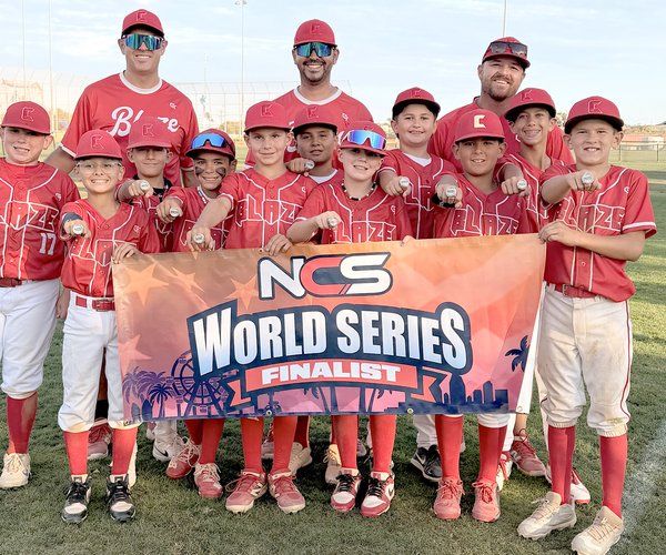 Ceres Blaze 10-and-under travel baseball team capped