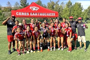 Ceres Earthquakes 16-and-under girls travel soccer team 2026