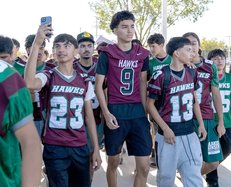 AThletes at new stadium