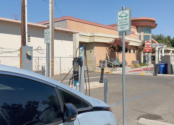 Ceres Community Center EV charging