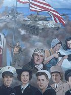 WW II mural