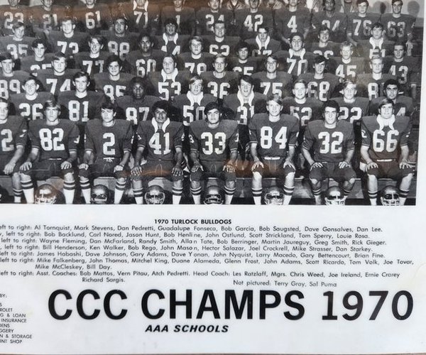 Turlock football 1970 team