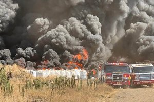 Ballico tire fire 1