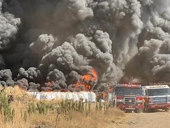 Ballico tire fire 1