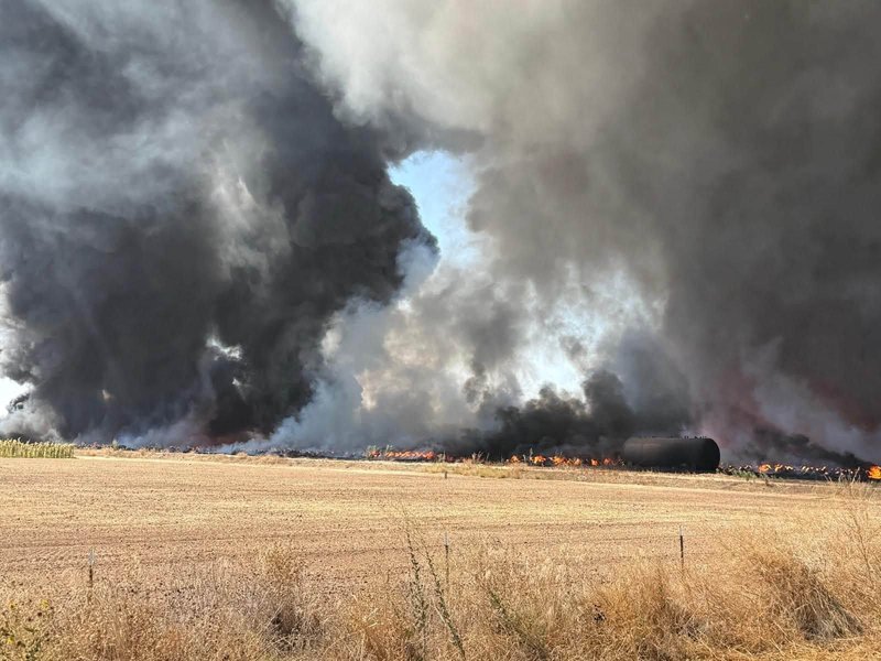 Ballico tire fire 2