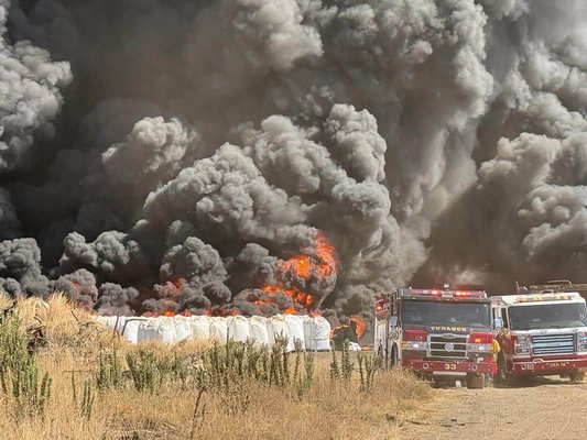 Ballico tire fire 1