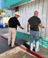 Hudson paints