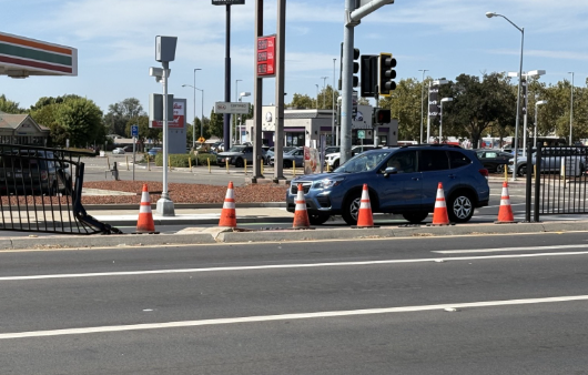 Much maligned safety  fence on North Main scores a big ‘save’