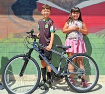 Lucas Sanchez and bike