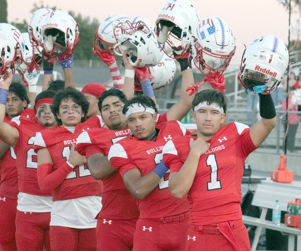 Ceres High players wore decals